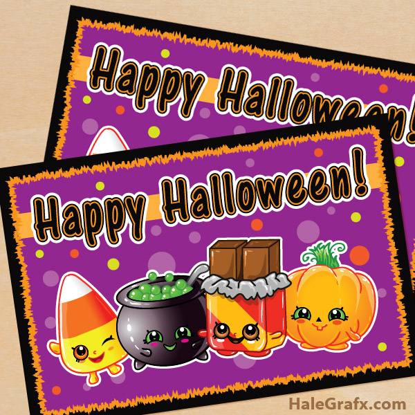 FREE Printable Shopkins Halloween Card FREE Printable Shopkins Halloween Card