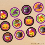 FREE Printable Halloween Shopkins Cupcake Toppers