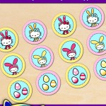 FREE Printable Hello Kitty Easter Cupcake Toppers FREE Printable Hello Kitty Easter Cupcake Toppers