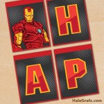 FREE Printable Iron Man Birthday Banner FREE Printable Iron Man Birthday Banner