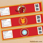 FREE Printable Iron Man Water Bottle Labels FREE Printable Iron Man Water Bottle Labels