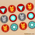 FREE Printable Avengers Iron Man Cupcake Toppers FREE Printable Avengers Iron Man Cupcake Toppers