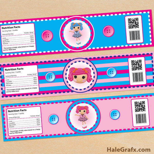 FREE Printable Lalaloopsy Water Bottle Labels FREE Printable Lalaloopsy Water Bottle Labels
