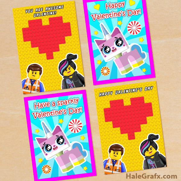 FREE Printable LEGO Movie Valentines FREE Printable LEGO Movie Valentines