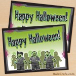 FREE Printable LEGO Zombie Halloween Card FREE Printable LEGO Zombie Halloween Card