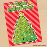 FREE Super Mario Bros. Christmas Tree Printable