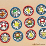 FREE Printable Mario Kart Cupcake Toppers