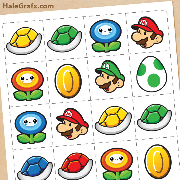 FREE Printable Super Mario Bros. Memory Game FREE Printable Super Mario Bros. Memory Game