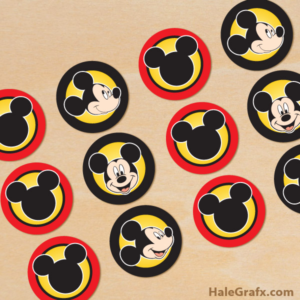 FREE Printable Mickey Mouse Cupcake Toppers FREE Printable Mickey Mouse Cupcake Toppers