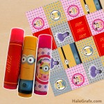 FREE Printable Despicable Me Minion ChapStick Labels