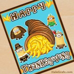 FREE Printable Thanksgiving Minions Poster FREE Printable Thanksgiving Minions Poster