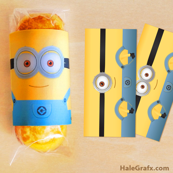 FREE Printable Despicable Me Minion Twinkies Wrappers FREE Printable Despicable Me Minion Twinkies Wrappers
