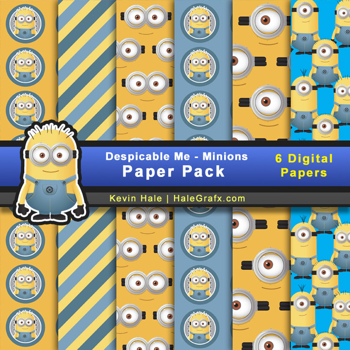 FREE Despicable Me Minions Digital Paper Pack FREE Despicable Me Minions Digital Paper Pack