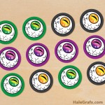 FREE Printable Halloween Monster Eye Cupcake Toppers