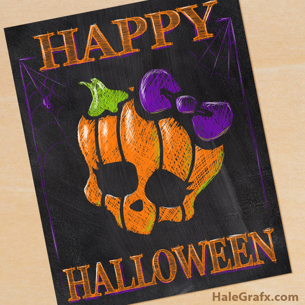 FREE Printable Halloween Monster High Chalkboard Art FREE Printable Halloween Monster High Chalkboard Art
