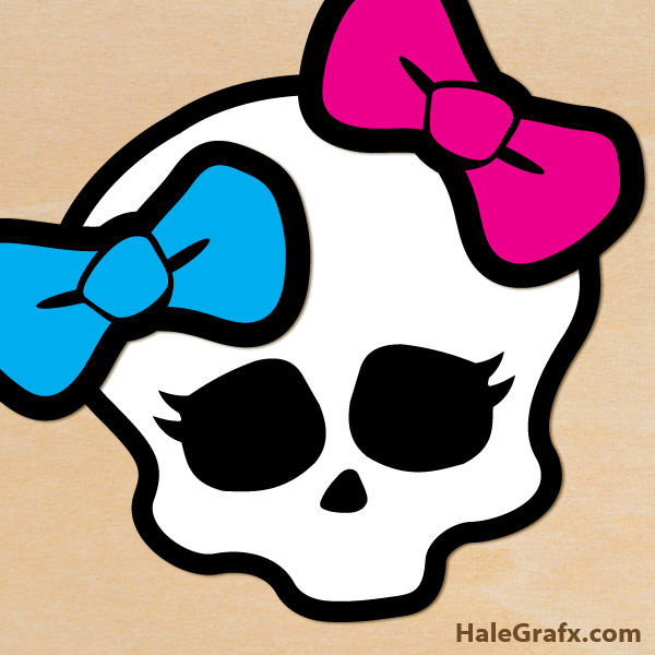 FREE Printable Monster High Pin the Bow on the Skull FREE Printable Monster High Pin the Bow on the Skull