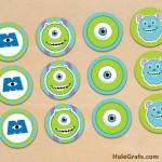 FREE Printable Monsters Inc. Cupcake Toppers FREE Printable Monsters Inc. Cupcake Toppers