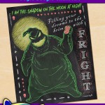FREE Printable Halloween Nightmare Before Christmas Oogie Boogie Chalkboard Art FREE Printable Halloween Nightmare Before Christmas Oogie Boogie Chalkboard Art