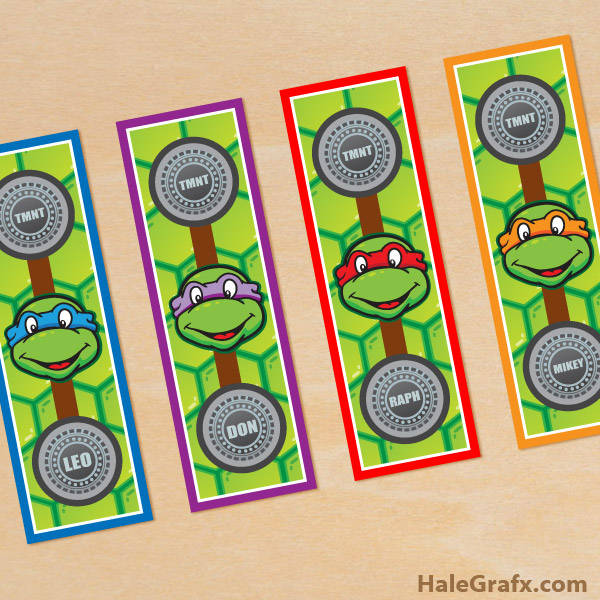 FREE Printable Ninja Turtles Bookmarks FREE Printable Ninja Turtles Bookmarks