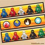 FREE Printable Ninjago Water Bottle Labels