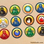 FREE Printable LEGO Ninjago Cupcake Toppers