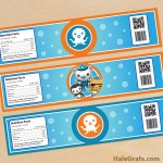 FREE Printable Octonauts Water Bottle Labels
