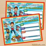 FREE Printable Paw Patrol Birthday Invitation FREE Printable Paw Patrol Birthday Invitation