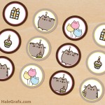 FREE Printable Pusheen Cupcake Toppers FREE Printable Pusheen Cupcake Toppers