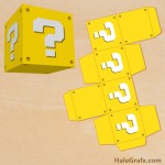 FREE Printable Super Mario Bros. Question Block Treat Box FREE Printable Super Mario Bros. Question Block Treat Box