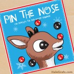 FREE Printable Christmas Pin the Nose on Rudolph FREE Printable Christmas Pin the Nose on Rudolph