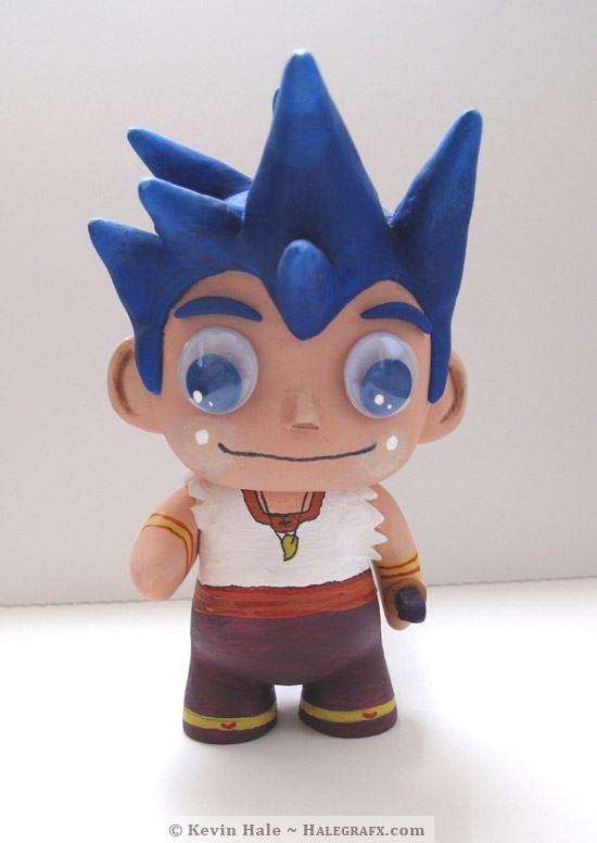 Breath of Fire 4 Ryu Custom Creatology Vinyl Figure Breath of Fire 4 Ryu Custom Creatology Vinyl Figure