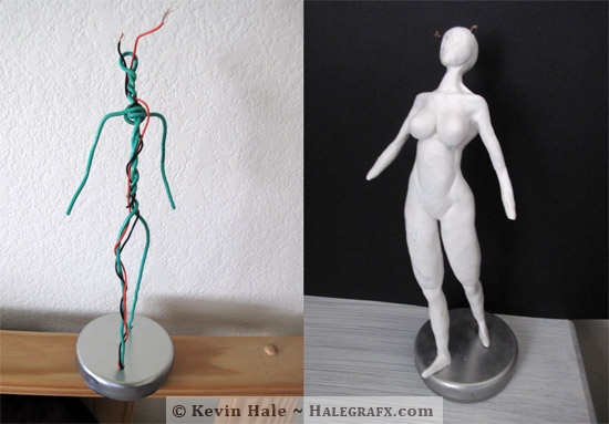 Sailor Midna Statue WIP - Armature and Polymer Clay Sailor Midna Statue WIP - Armature and Polymer Clay