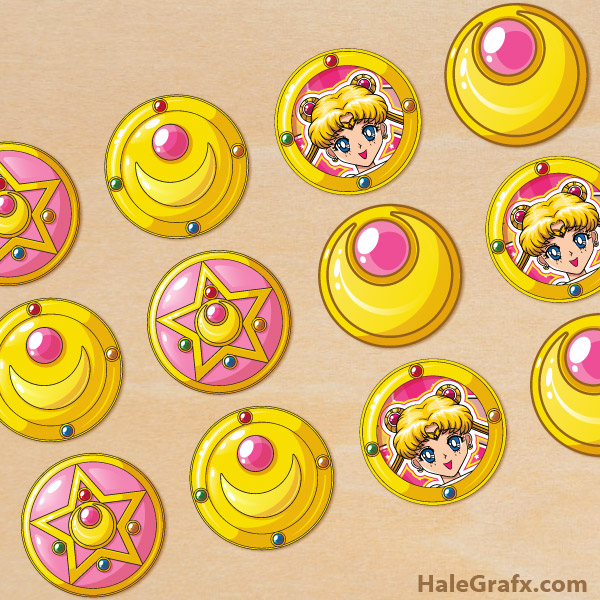 FREE Printable Sailor Moon Cupcake Toppers FREE Printable Sailor Moon Cupcake Toppers