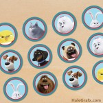 FREE Printable Secret Life of Pets Cupcake Toppers FREE Printable Secret Life of Pets Cupcake Toppers