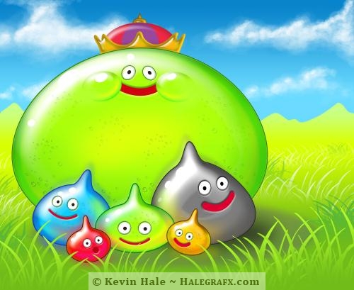 Dragon Warrior Slime Family Dragon Warrior Slime Family