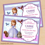FREE Printable Sofia the First Birthday Invitation Pack FREE Printable Sofia the First Birthday Invitation Pack