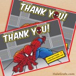 FREE Printable Spider-man Thank You Card FREE Printable Spider-man Thank You Card