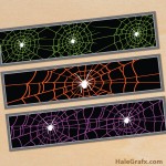 FREE Printable Halloween Spider Web Water Bottle Labels