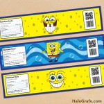FREE Printable Spongebob Squarepants Water Bottle Labels FREE Printable Spongebob Squarepants Water Bottle Labels