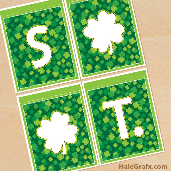 FREE Printable Disney St. Patrick's Day Alphabet Banner Pack FREE Printable Disney St. Patrick's Day Alphabet Banner Pack
