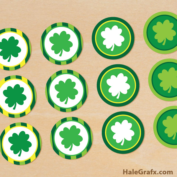 FREE Printable St. Patrick's Day Cupcake Toppers FREE Printable St. Patrick's Day Cupcake Toppers