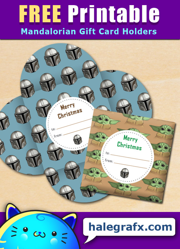 FREE Printable Mandalorian Christmas Gift Card Holder FREE Printable Mandalorian Christmas Gift Card Holder