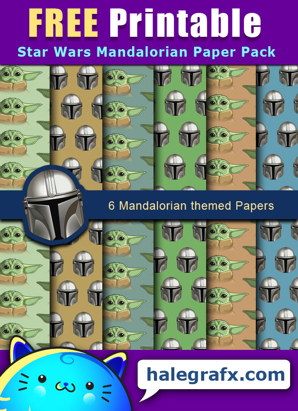 FREE Star Wars Mandalorian Digital Paper Pack FREE Star Wars Mandalorian Digital Paper Pack