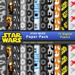 FREE Star Wars Digital Paper Pack FREE Star Wars Digital Paper Pack