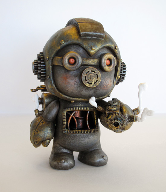 Steampunk Megaman Custom Vinyl Figure