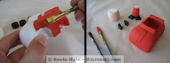 Starting to paint base coats on the Color Blanks Starting to paint base coats on the Color Blanks