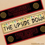 Free Printable Stranger Things Water Bottle Labels Free Printable Stranger Things Water Bottle Labels