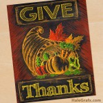 FREE Printable Thanksgiving Chalkboard Art