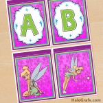 FREE Printable Tinkerbell Alphabet and Birthday Banner Pack FREE Printable Tinkerbell Alphabet and Birthday Banner Pack