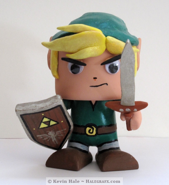 TLOZ The Legend of Zelda Link Colorblanks figure TLOZ The Legend of Zelda Link Colorblanks figure